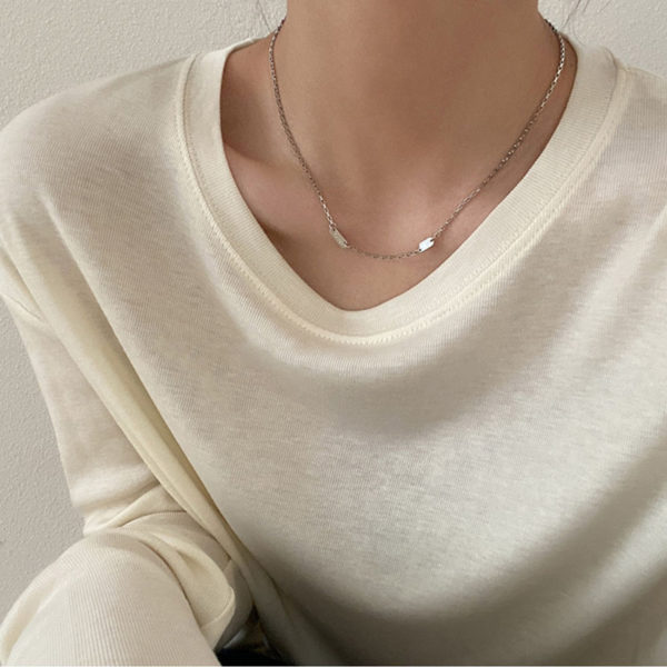 Double Chains Hand Made Lucky Tags Necklace - Image 8