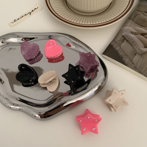 Star or Heart Hair Clip
