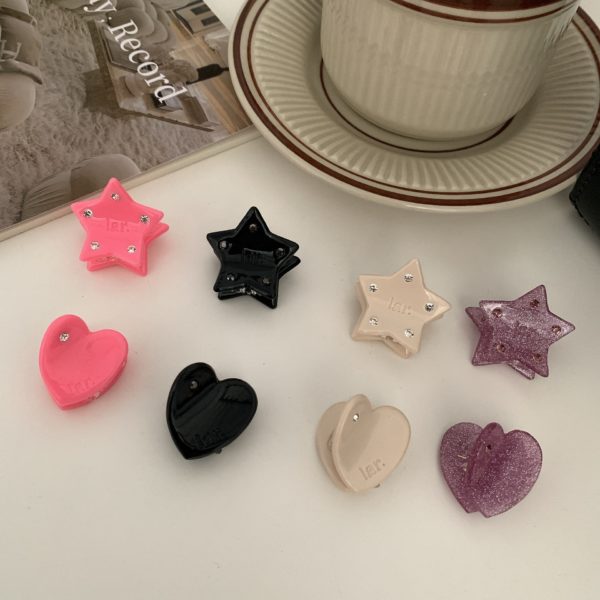 Star or Heart Hair Clip - Image 4