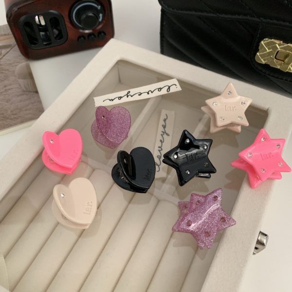 Star or Heart Hair Clip - Image 3